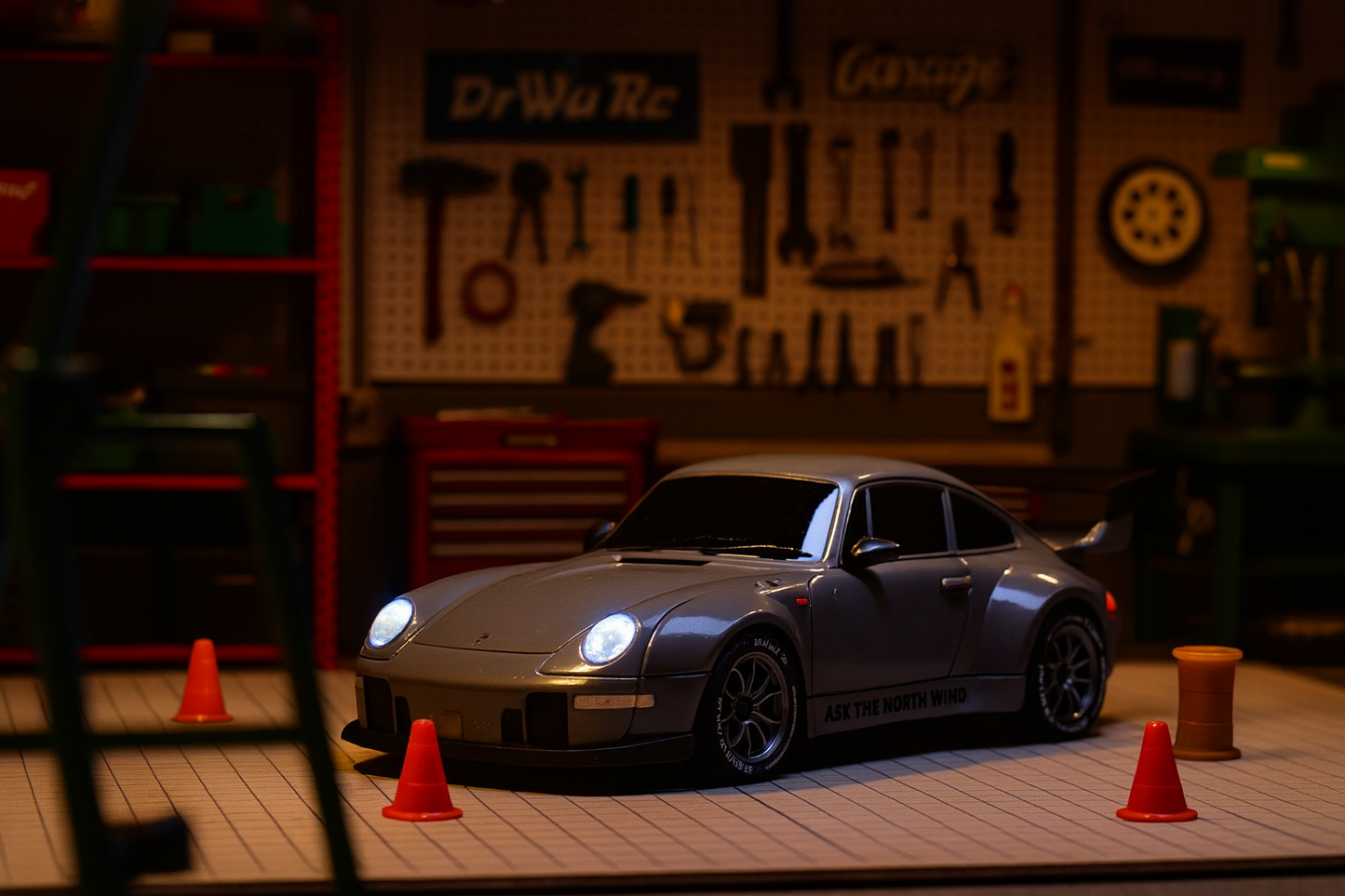 DRFTX SlideMaster – Pro 1:24 RC Drift Car (4WD + LED)